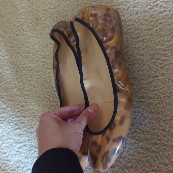 J Crew Lula Cheetah Made In Italy Ballet Flat Size 8.5 - Picture 3 of 10